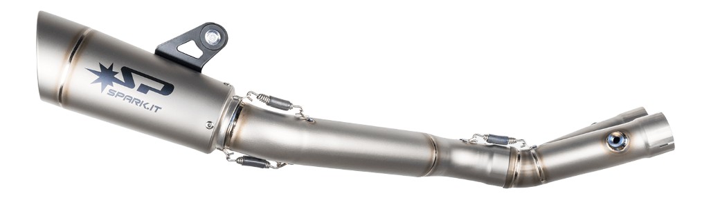 Demi-ligne spark Ø60 mm collecteur titane + silencieux titane Grid-O pour Yamaha R1 2015-2024 (GYA8858T)