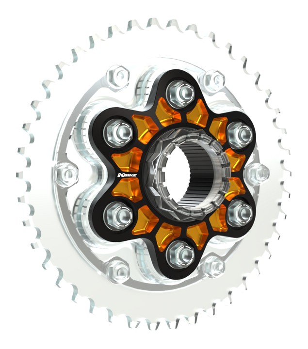 FLASQUE PORTE COURONNE KBIKE POUR DUCATI 1098-1198 / MONSTER 1200 / MTS 1200,1260 / PANIGALE 1199,1299 / DIAVEL (FC07)