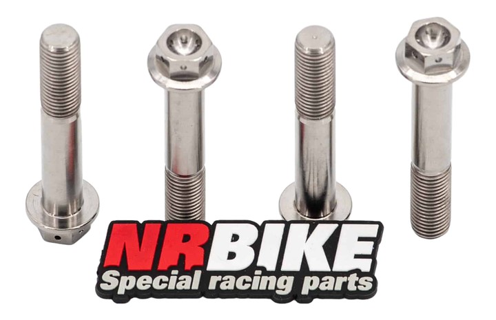 VIS D'ETRIERS AVANT PERCEES EN TITANE DUCATI PANIGALE 899, 959 2014-2019