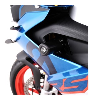 Tampons de protection AERO racing noirs R&G Racing RS660 2020-2026 (CP0510BL)