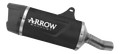Silencieux ARROW INDY RACE EVO en alu noir pour CF-MOTO 450NK, 450SR 2023-2024 (71959AKN)