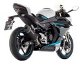 Silencieux ARROW INDY RACE EVO en alu noir pour CF-MOTO 450NK, 450SR 2023-2024 (71959AKN)