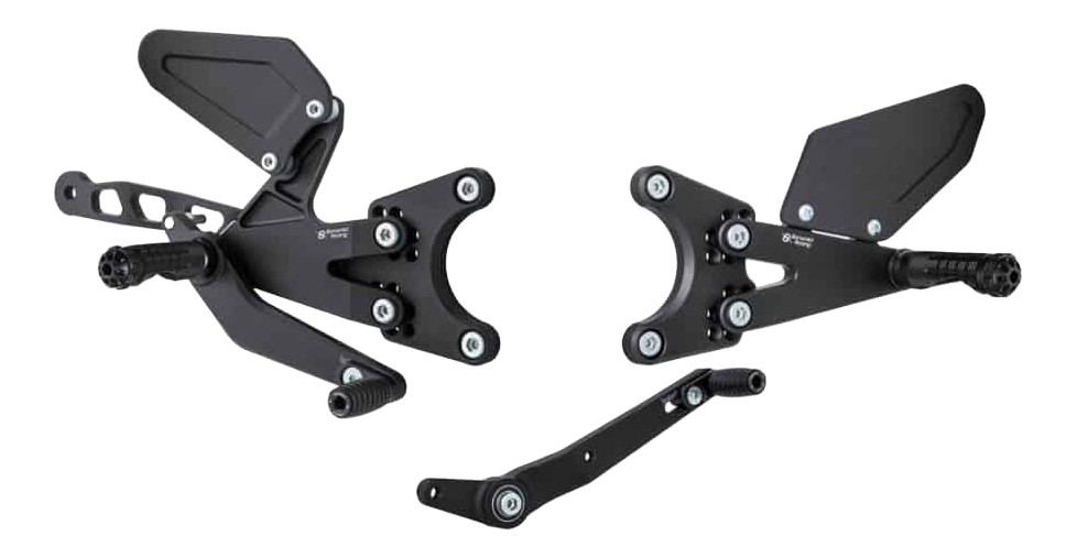COMMANDES RECULÉES BONAMICI YAMAHA R1 2015›2025 (Y011)
