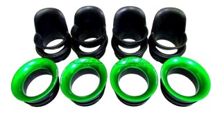 KIT CORNETS D'ADMISSION RACING KAWASAKI ZX6R 2009›2017 (VS34)