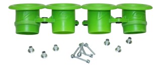 KIT CORNETS D'ADMISSION RACING KAWASAKI ZX10R 2011›2015 (VS32)