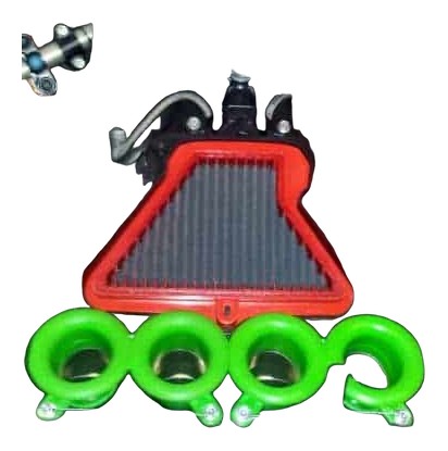 KIT CORNETS D'ADMISSION RACING KAWASAKI ZX10R 2011›2015 (VS32)