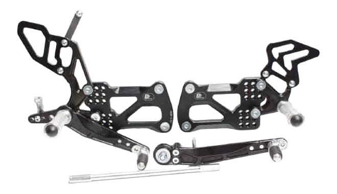 COMMANDES RECULÉES PP-TUNING POUR 1000 GSX-R 2017-2023
