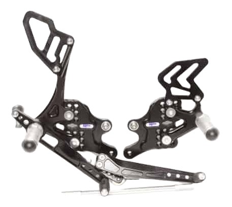 COMMANDES RECULÉES PP-TUNING POUR 600 / 750 GSX-R 2006 › 2010