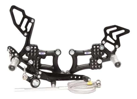 COMMANDES RECULÉES PP-TUNING POUR YZF R1 2009 › 2014