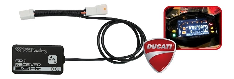 Chrono GPS PZ-Racing pour Ducati Panigale 899-959-1199-1299-V2 (PA700)