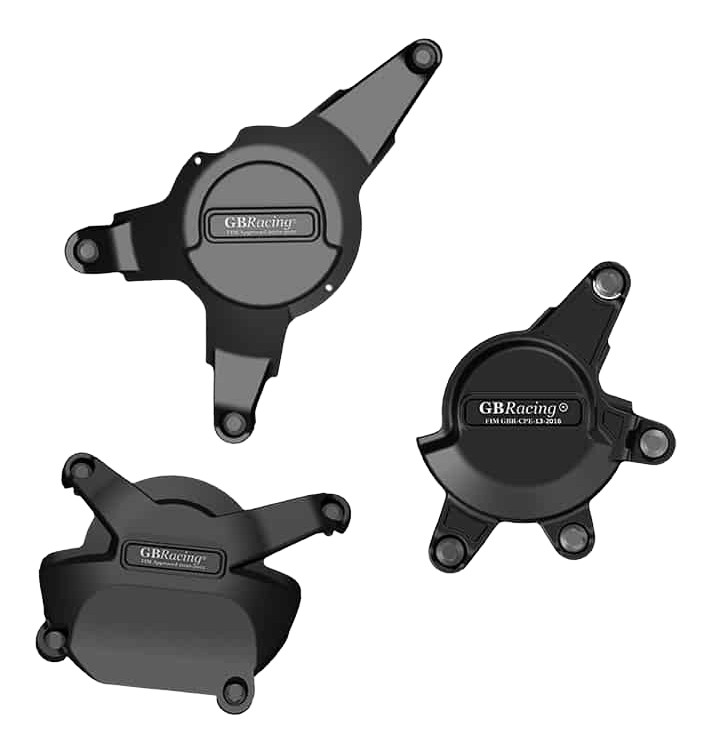 Kit de 3 protections de carter GB Racing CBR1000RR 2008-2016, CBR1000RA 2010-2016