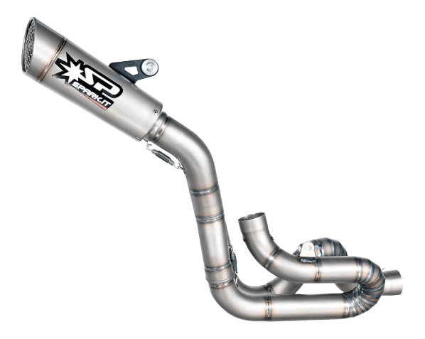 DEMI LIGNE SPARK TITANE + SILENCIEUX GRID-O POUR DUCATI PANIGALE V4
