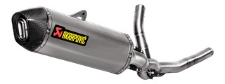 DEMI LIGNE AKRAPOVIC SUZUKI 650 V-STROM 2017›2019 (S-S6R9-WT)