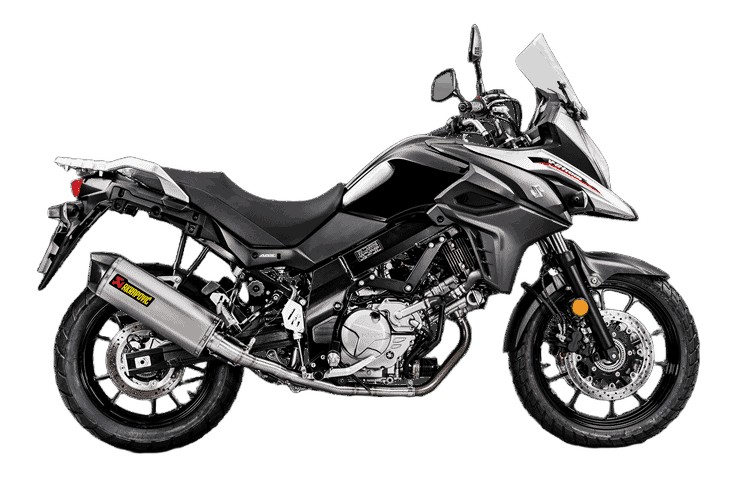 DEMI LIGNE AKRAPOVIC SUZUKI 650 V-STROM 2017›2019 (S-S6R9-WT)