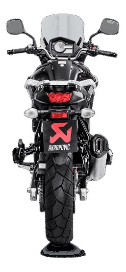 DEMI LIGNE AKRAPOVIC SUZUKI 650 V-STROM 2017›2019 (S-S6R9-WT)