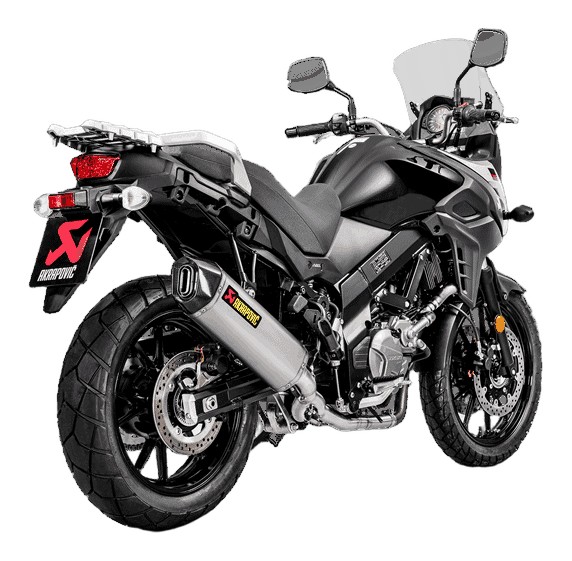 DEMI LIGNE AKRAPOVIC SUZUKI 650 V-STROM 2017›2019 (S-S6R9-WT)