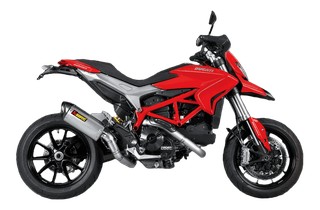 DEMI LIGNE AKRAPOVIC TITANE HYPERMOTARD 939