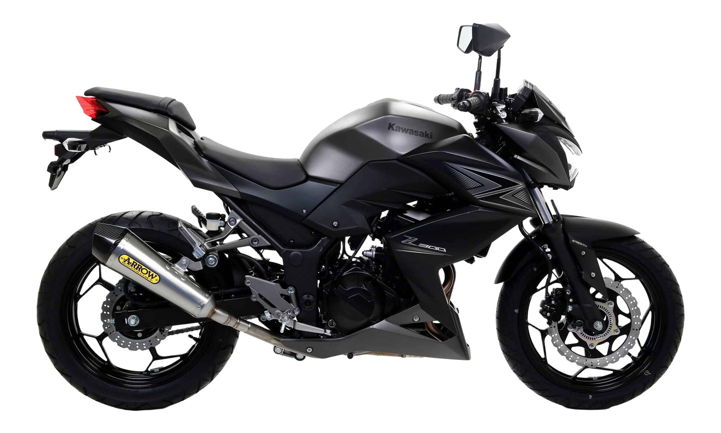 SILENCIEUX ARROW POUR KAWASAKI Z 300 2015 / 2016