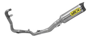 LIGNE COMPLETE ARROW EVO POUR KAWASAKI NINJA 250 / NINJA 300  2013›2016