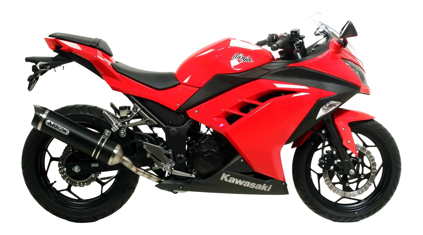 LIGNE COMPLETE ARROW EVO POUR KAWASAKI NINJA 250 / NINJA 300  2013›2016