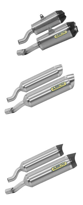 SILENCIEUX DOUBLES ARROW POUR Z 1000 SX / SX TOURING 2011›2016
