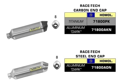 SILENCIEUX ARROW POUR RIVALE 800 2014›2016