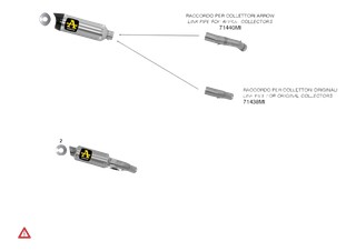 SILENCIEUX ARROW POUR GSX-R 600 2011›2016