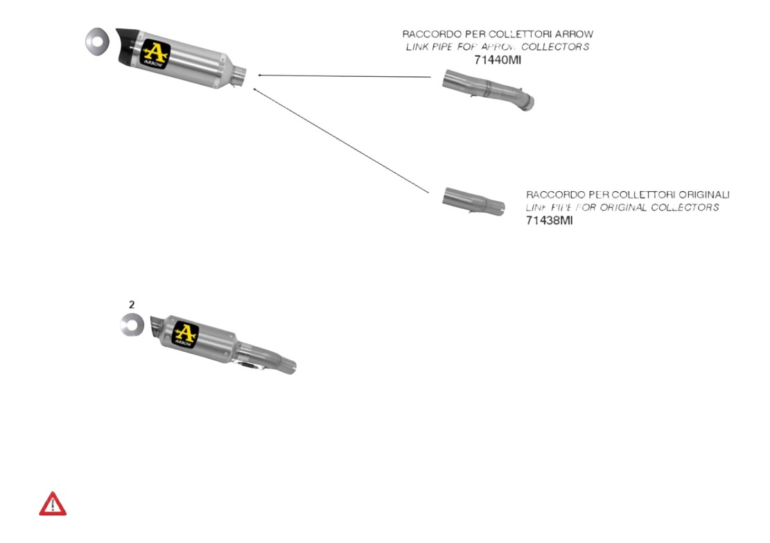 SILENCIEUX ARROW POUR GSX-R 600 2011›2016