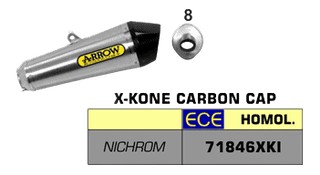 SILENCIEUX ARROW POUR SV 650  2016›2018