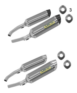 SILENCIEUX DOUBLE ARROW POUR GSX-R 1000 2007 / 2008