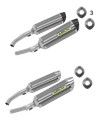 SILENCIEUX DOUBLE ARROW POUR GSX-R 1000 2007 / 2008