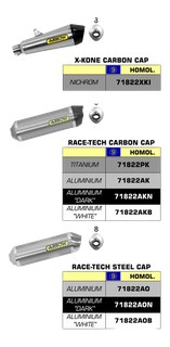 SILENCIEUX ARROW POUR GSX 1250 BANDIT / GSF 1250 BANDIT