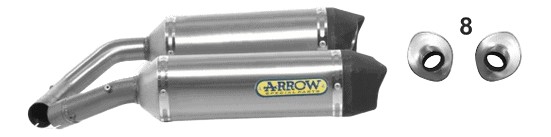 SILENCIEUX  DOUBLE ARROW POUR YZF R1 2009›2014