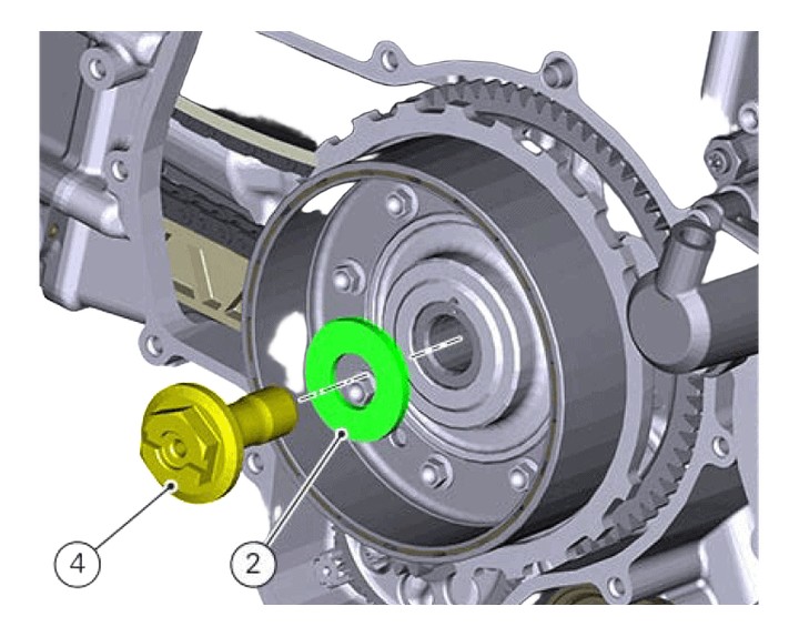 VOLANT MOTEUR ALLEGE DUCATI 1199 / 1299 PANIGALE