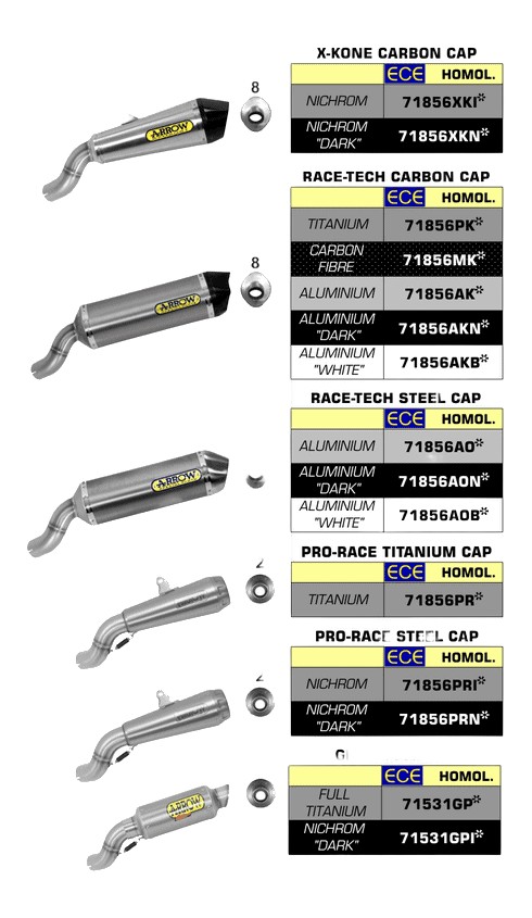 SILENCIEUX ARROW POUR Z900 A2 2019›2022 (71531)