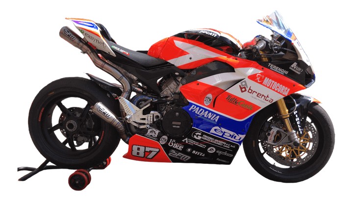 LIGNE COMPLETE TITANE FM-PROJECTS PANIGALE V4
