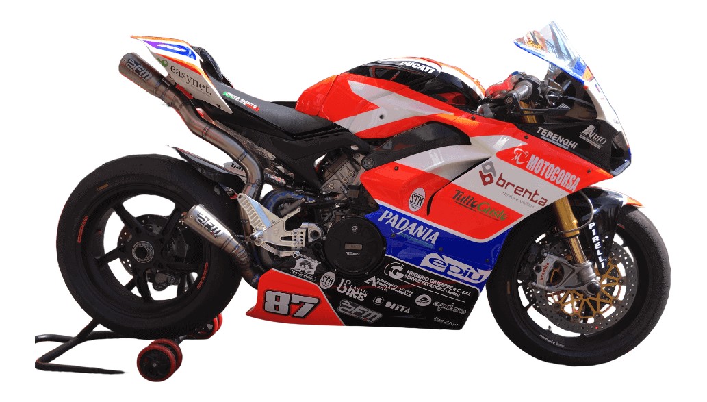 DEMI-LIGNE TITANE FM-PROJECTS PANIGALE V4