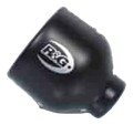 PROTECTION DE SILENCIEUX R&G RACING NOIR OVAL DROIT