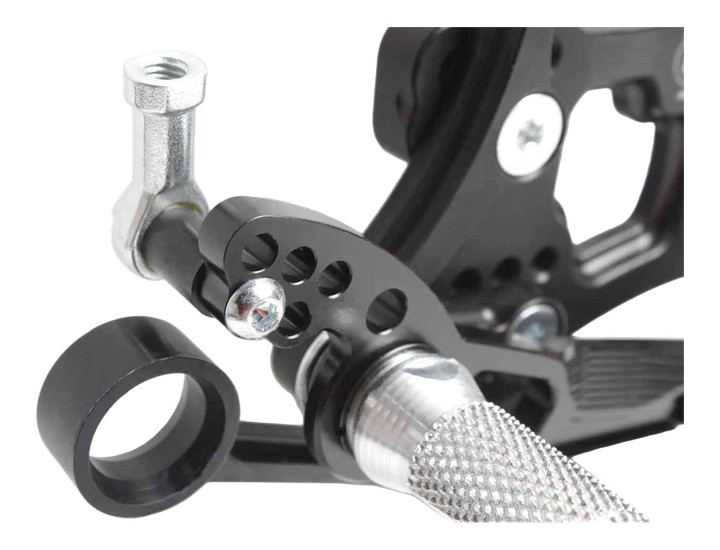 COMMANDES RECULÉES PP-TUNING POUR YZF R6 2017›2023
