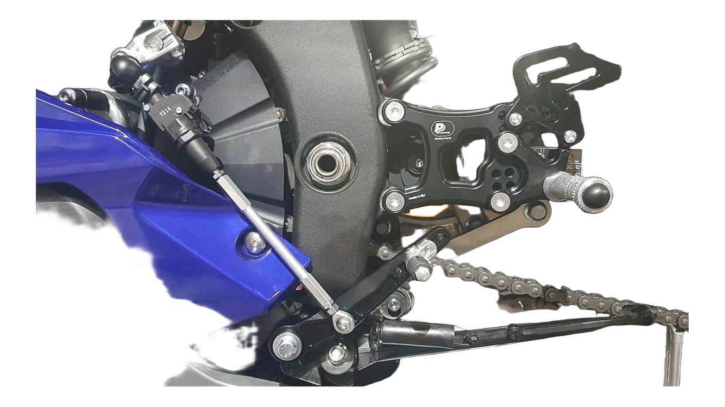 COMMANDES RECULÉES PP-TUNING POUR YZF R6 2017›2023