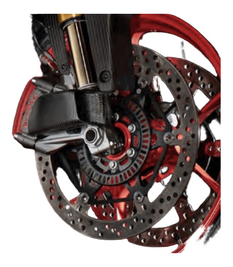 Pack Kit Aerodynamic avec Ailerons et Prise d'air Carbone pour Aprilia RSV4