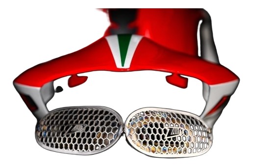Ligne Échappement Complète ZARD DM5 pour DUCATI PANIGALE V4 (ZD1100STKR)