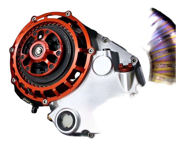 Carter + embrayage STM " evo gp " sur Diavel