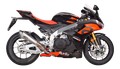 Ligne complète SPARK en titane silencieux Konix pour APRILIA RSV4 2017-2025 (GAP8804T)