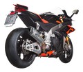 Ligne complète SPARK en titane silencieux Konix pour APRILIA RSV4 2017-2025 (GAP8804T)