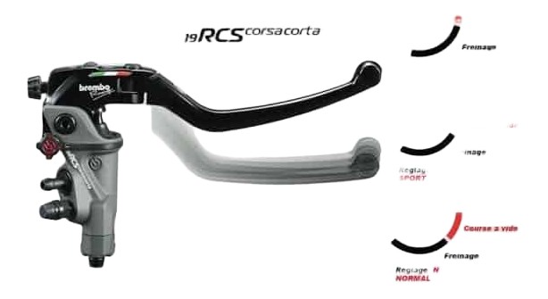 Maître Cylindre Frein BREMBO PR19 RCS Corsa-Corta (110C74010)