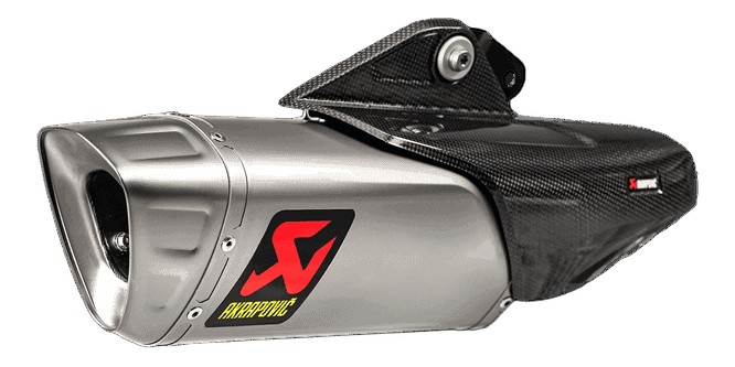 FLASQUE DE PROTECTION CARBONE AKRAPOVIC (P-HSY10L2)