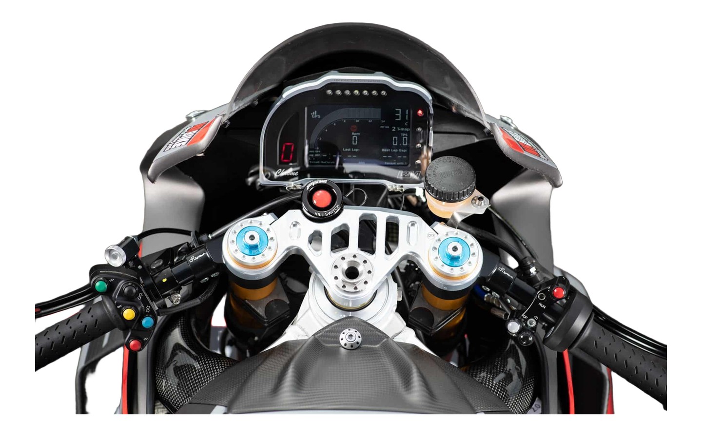 dashboard I2m sur une aprilia RSV4
