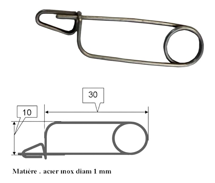 Épingle de Sécurité de Freinage - HOMOLOGUÉE FFM