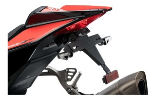 Support plaque et clignotants Puig pour Aprilia RSV4 et Tuono V4 Factory RR homologué